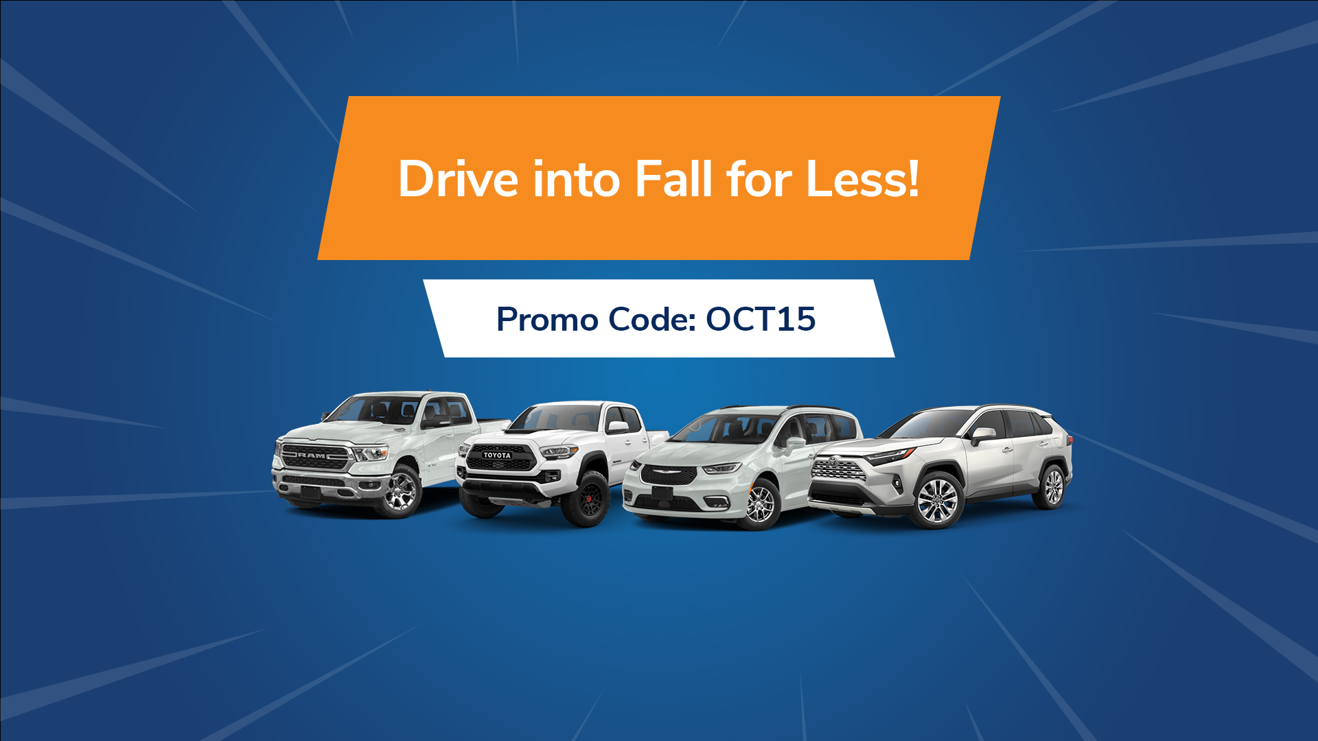 Drive into Fall for Less